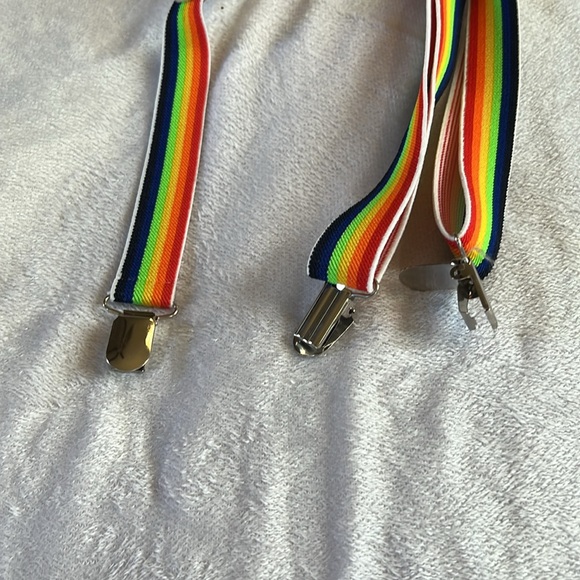 Rainbow color suspenders - Picture 2 of 4